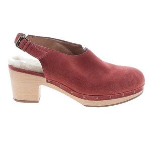 MADEWELL The Marlo Clog Shearling-lined Nubuck size 8